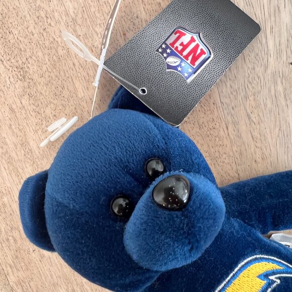 NWT- NFL - Chargers Bear - Plush - Retro - Collectors - Kids Toy - Picture 4 of 8